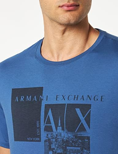 A | x ארמני מחליף לוגו הדפס של NYC של NYC TEE
